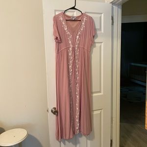 Mauve Maxi Dress